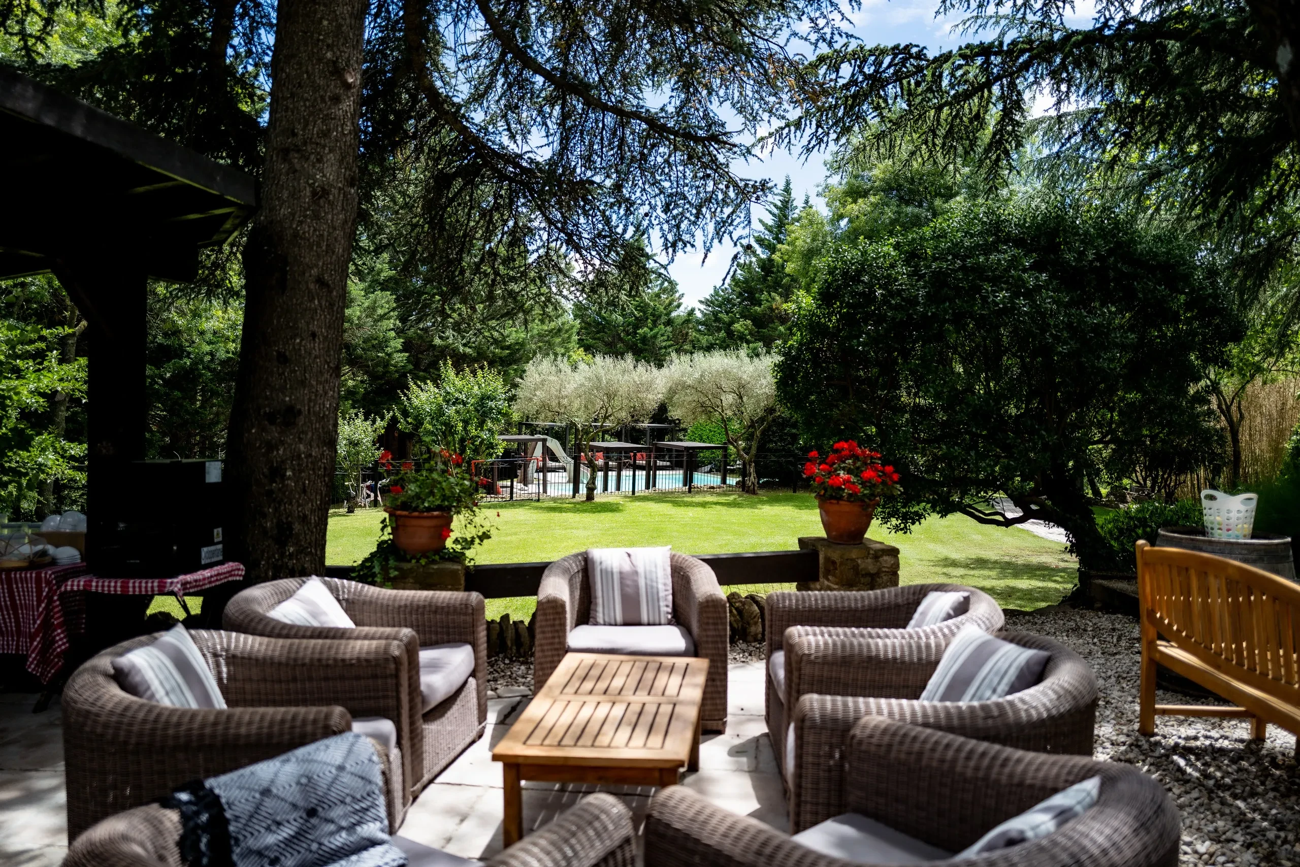 The experience - family holidays in south of France - bar outdoor seating